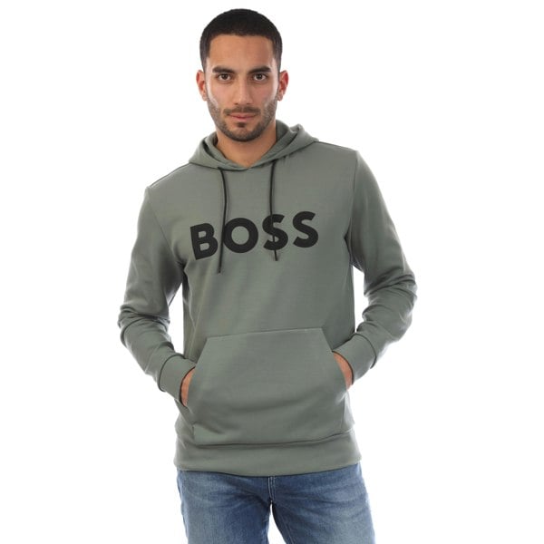 Hugo Boss Mens Soody Hoodie - Green
