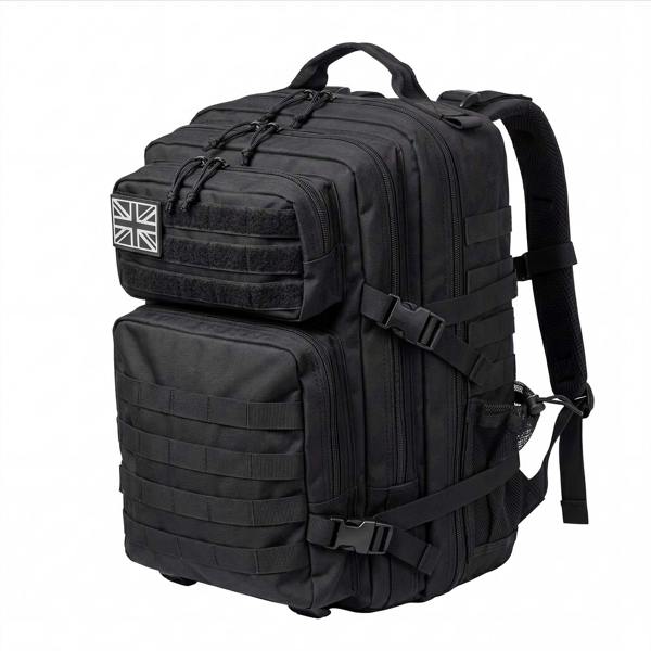Swifto Military Backpack 45L Tactical Backpack 900D Oxford for Hiking Black