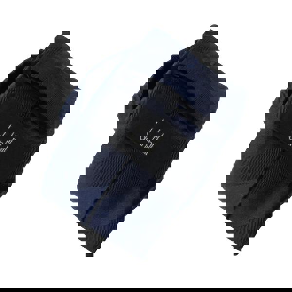 
Dunhill luxurious satin and grosgrain stripe silk tie