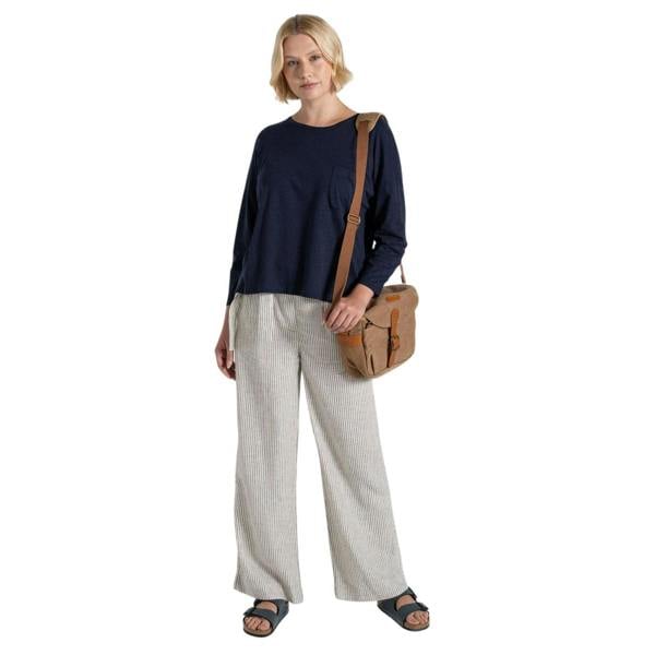 Craghoppers Womens/Ladies Emere Long-Sleeved T-Shirt - Blue Navy - 