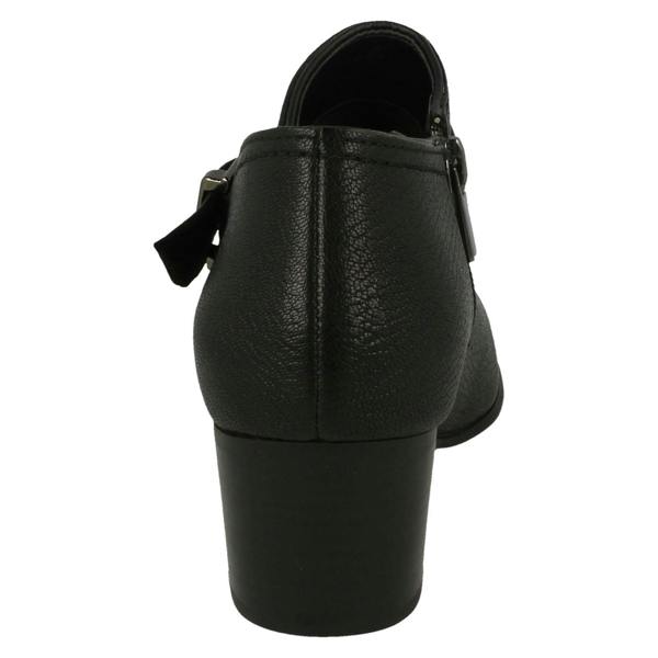 Clarks Ladies Clarks Buckle Detailed Ankle Boots Maypearl Milla