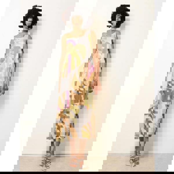 Blue Vanilla Scoop Neck Maxi Dress