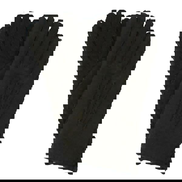 Eastern Counties Leather Womens Stitch Detail Sheepskin Gloves - Black