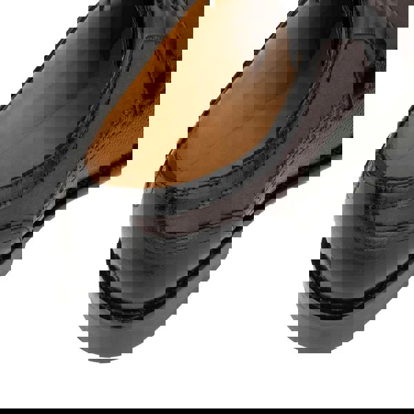 Embassy London Orlando - Grey, Black & Green - Men's Leather & Suede Oxford