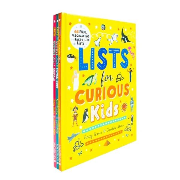 Lists for Curious Kids 3 Book Box Set - Lists for Curious Kids, Human Body and Animals