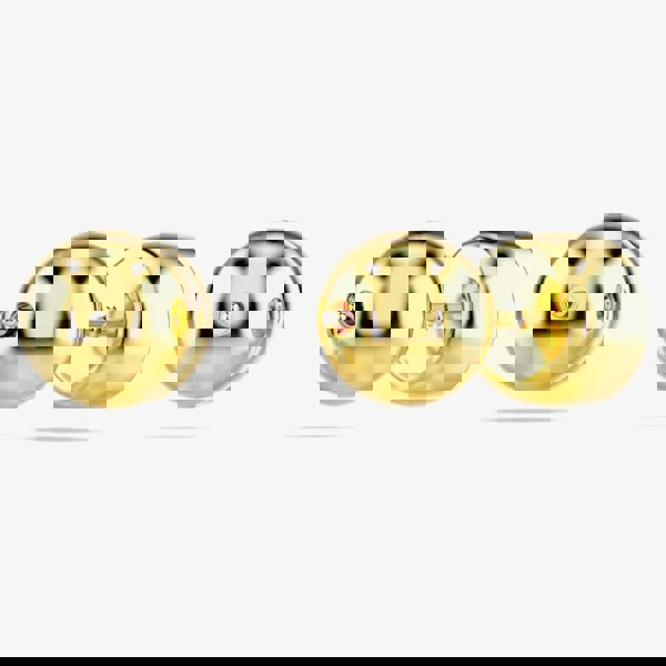 Swarovski Imber Gold Plated White Crystal Stud Earrings 5681552