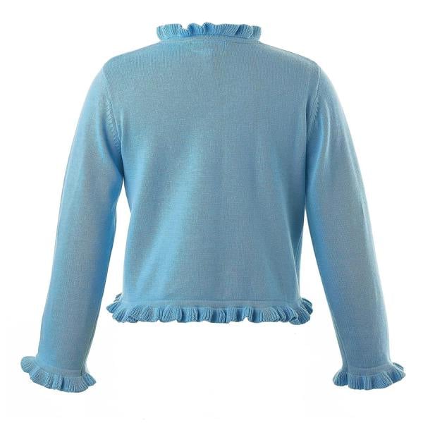 Rachel Riley Blue Frill Cardigan