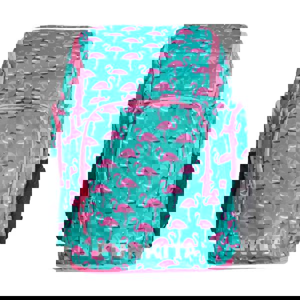 Funkita Go Flamingo! Space Case 40L Backpack - Mint Green/Pink