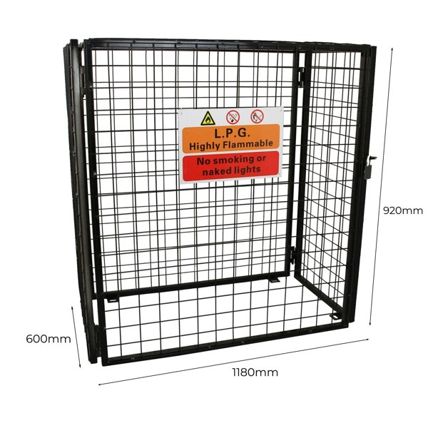 Monstershop Gas Bottle Mesh Cage 920mm