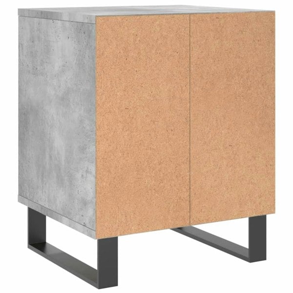Berkfield Bedside Cabinets 2 pcs Concrete Grey 40x35x50 cm Engineered Wood