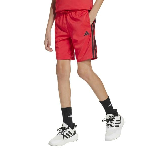 Adidas Childrens/Kids Essential Shorts - Red/Black - 