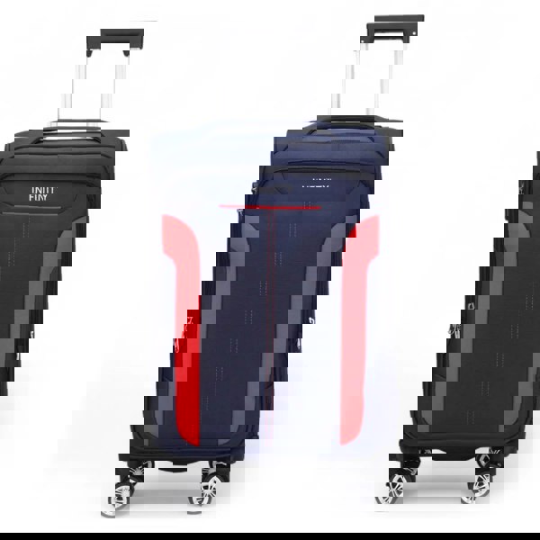 Infinity Luggage Lightweight Expandable Luggage Softshell 8 Weel Suitcase Set