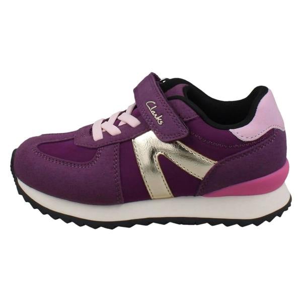 Clarks Kids Clarks Colour-Pop Sporty Trainers Jaspen Vibe K