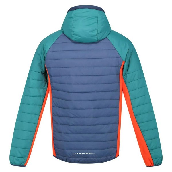 Regatta Men's Trutton Hooded Soft Shell Jacket - Admiral Blue/Pacific Green