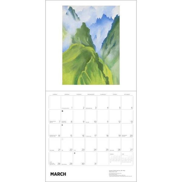 Georgia O'Keeffe Calendar 2027, Wall Calendars, Month To View, Art, Gift