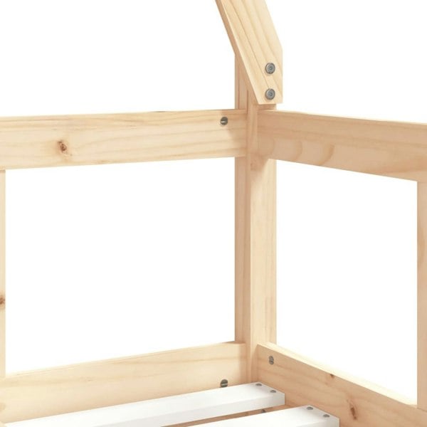 Berkfield Kids Bed Frame 70x140 cm Solid Wood Pine