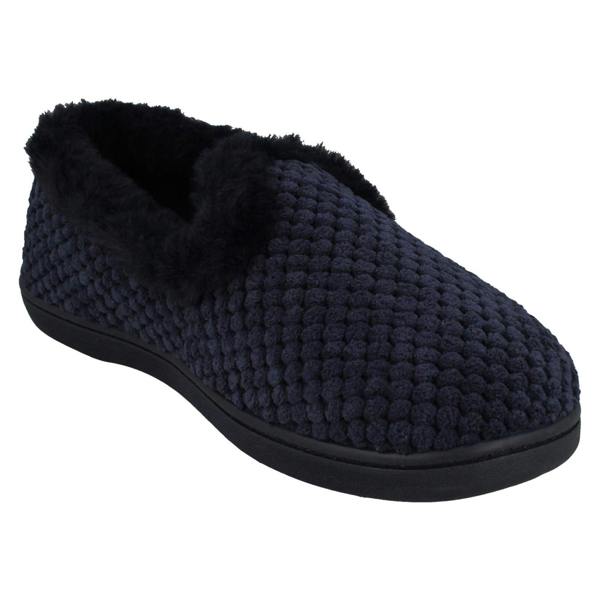 Padders Ladies Padders Textured Trimmed Full Slippers Misha