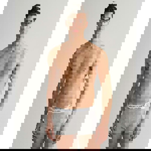 GANT 3-Pack Mens Cotton Jersey Trunks - 93 Grey Melange