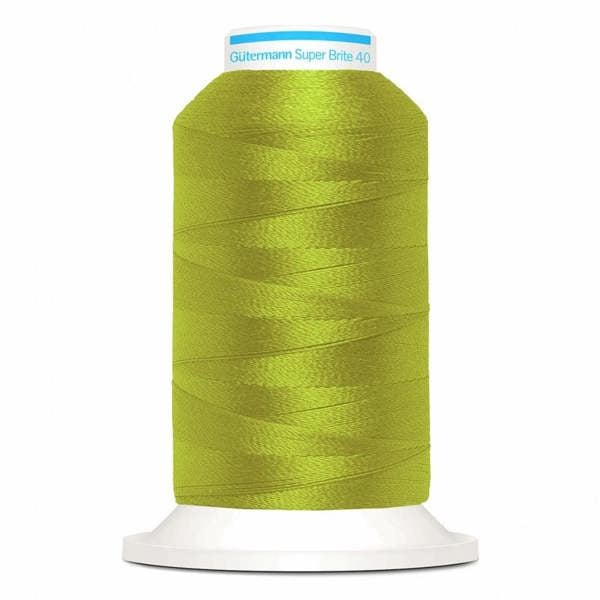 Gutermann Super Brite Polyester 40 Embroidery Thread 1000m Polyester Thread Suitable For Embroidery
