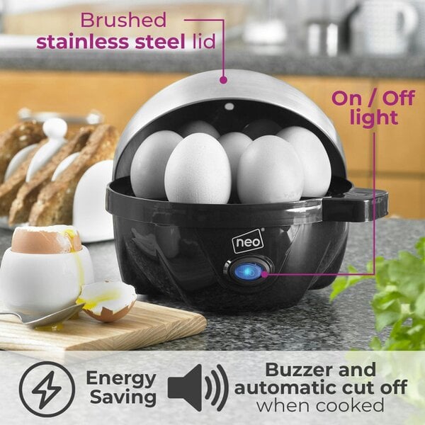 Neo Copper Electric Egg Boiler Poacher and Steamer