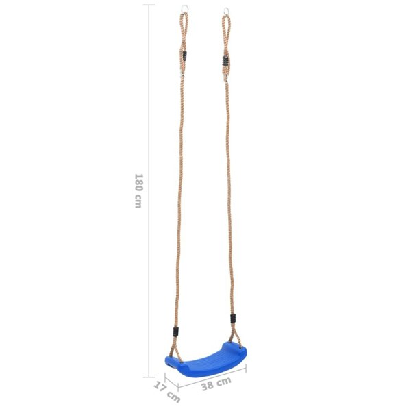 Berkfield Swing Seat for Children Blue