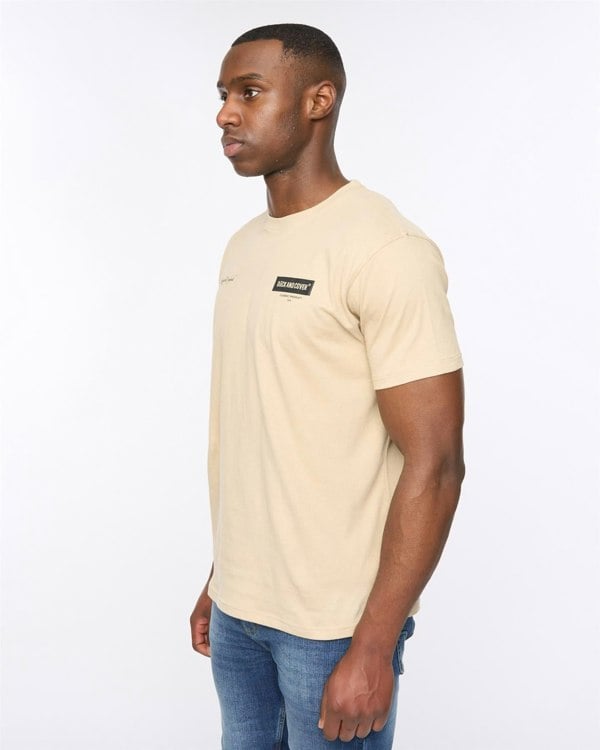 Duck and Cover Mersak T-Shirt Greige