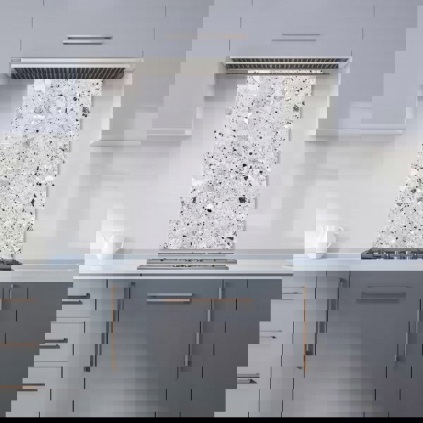 Warren Reed - Designer Silver Grey Quartz Effect Kitchen Splashback