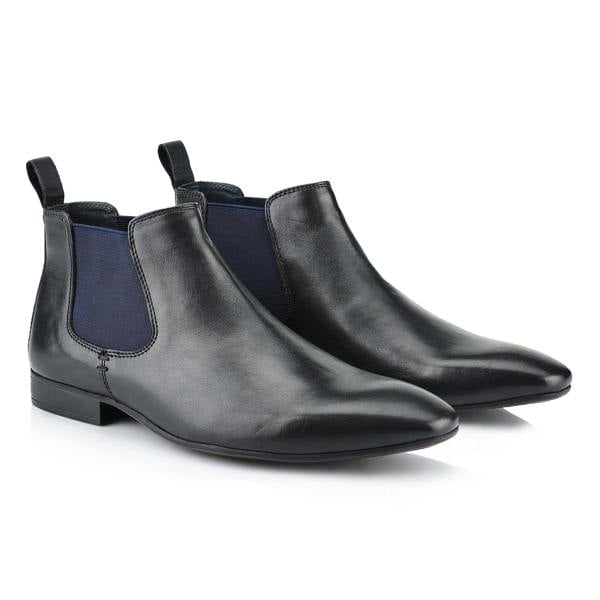 Silver Street London CARNABY Chelsea Boots in Black