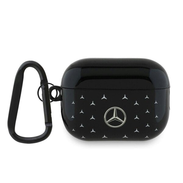 Mercedes Benz Geometry Star Pattern TPU Case for AirPods Pro 2 Black - MEAP28DMGHH