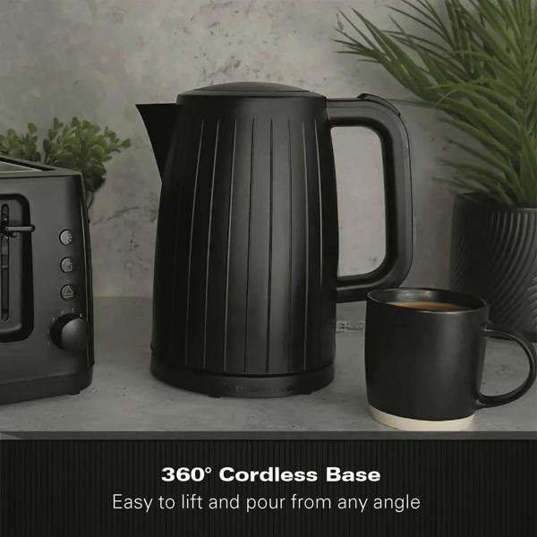 Hamilton Beach Stealth 1.7L Textured Kettle - Matte Black - Hamilton Beach UK