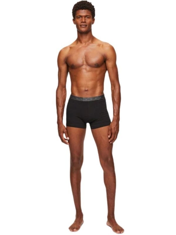 Derek RoseTrunkBand 57 Pima Cotton Boxer Trunk, BlackBoxers - and - Briefs.net