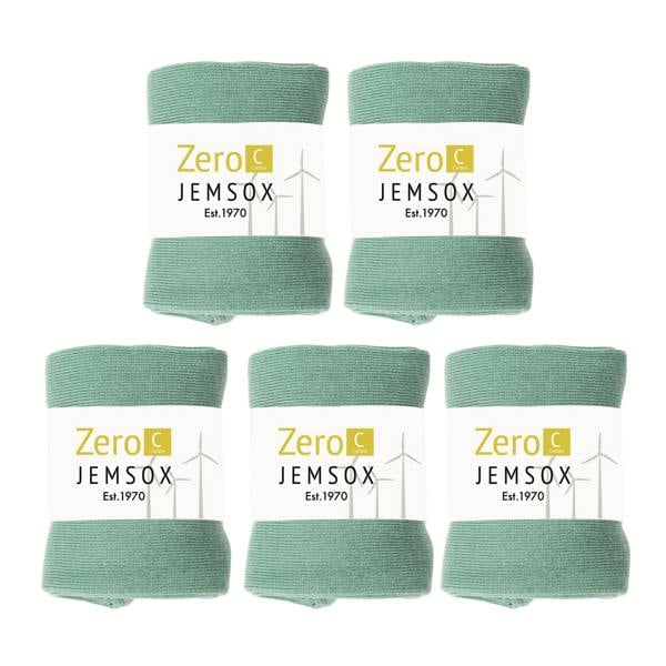 Jemsox Luxury Socks Multipack 3 Pairs / 5-Pairs Green Plain Colour Men's Crew Socks Size 7-12