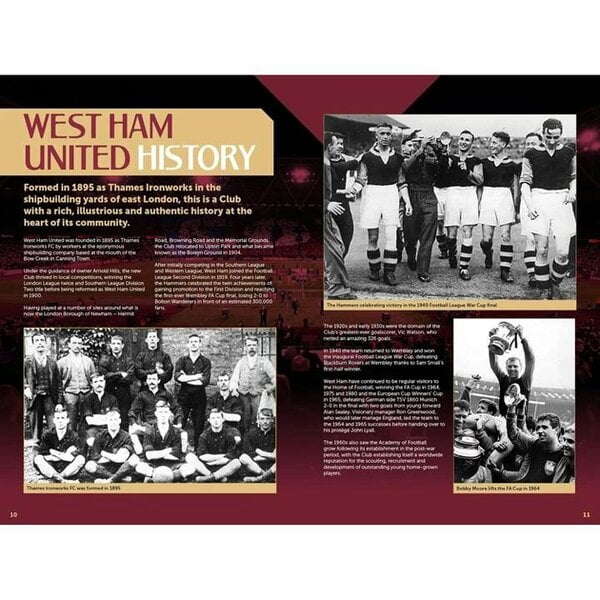 Grange Communications Ltd West Ham United FC Annual 2027, Annuals, Sports, Gift
