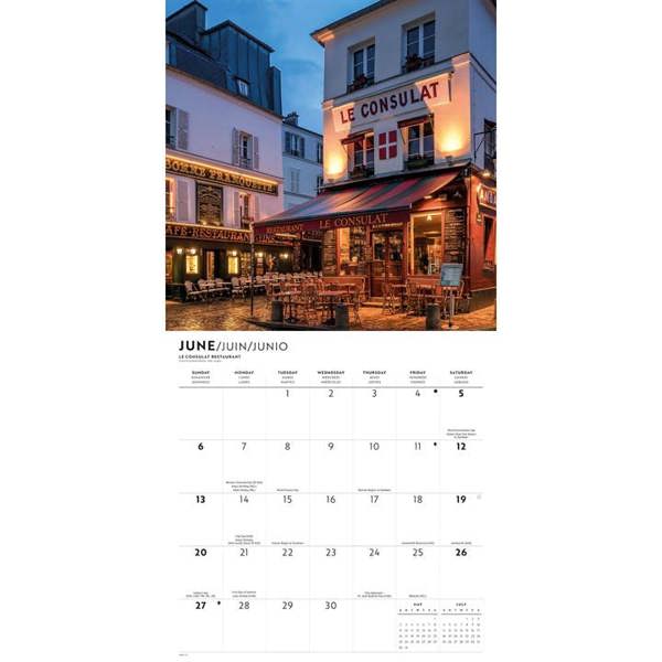 Parisian Lifestyle Calendar 2027, Wall Calendars, Month To View, Travel, Gift