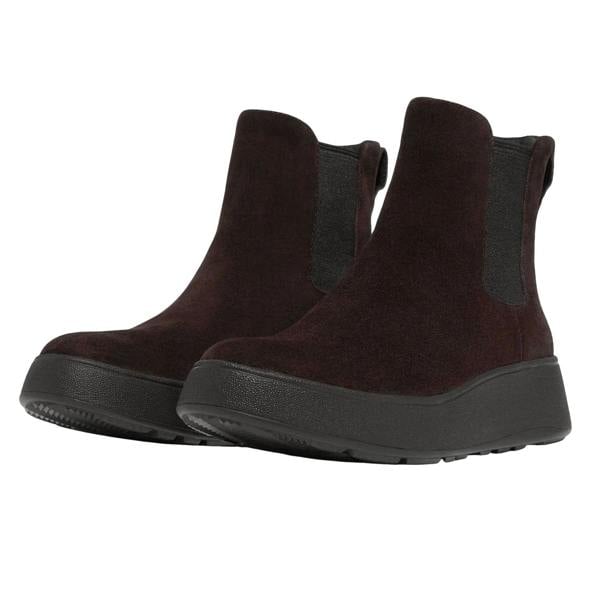 Fit Flop Womens/Ladies F-Mode Suede Flatform Chelsea Boots - Brown - 