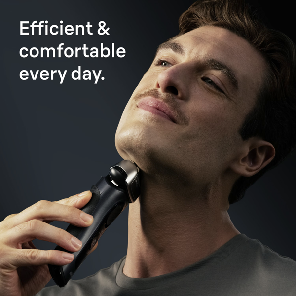 Braun Series 8 8663CC Electric Shaver, SensoAdapt, SmartCare Center - Grey