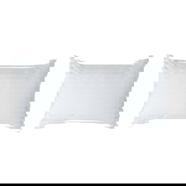 HOMESCAPES Crisp & Cool 200 TC Egyptian Cotton Percale Housewife Pillowcase, European Size