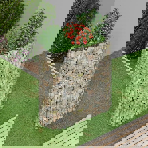 Berkfield Gabion Raised Bed Galvanised Iron 120x50x100 cm
