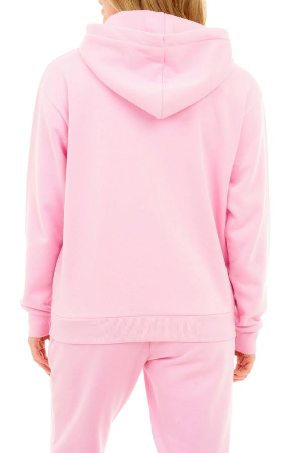 Smart Living Women's Soft Cotton Blend Hoodie - Cozy Pullover with Front Pocket - Pink