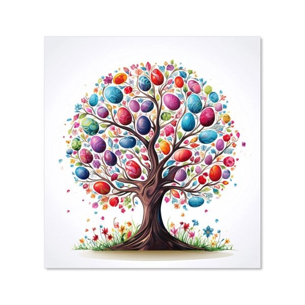 Warren Reed - Designer Whimsical Easter Egg Tree Kitchen Splashback