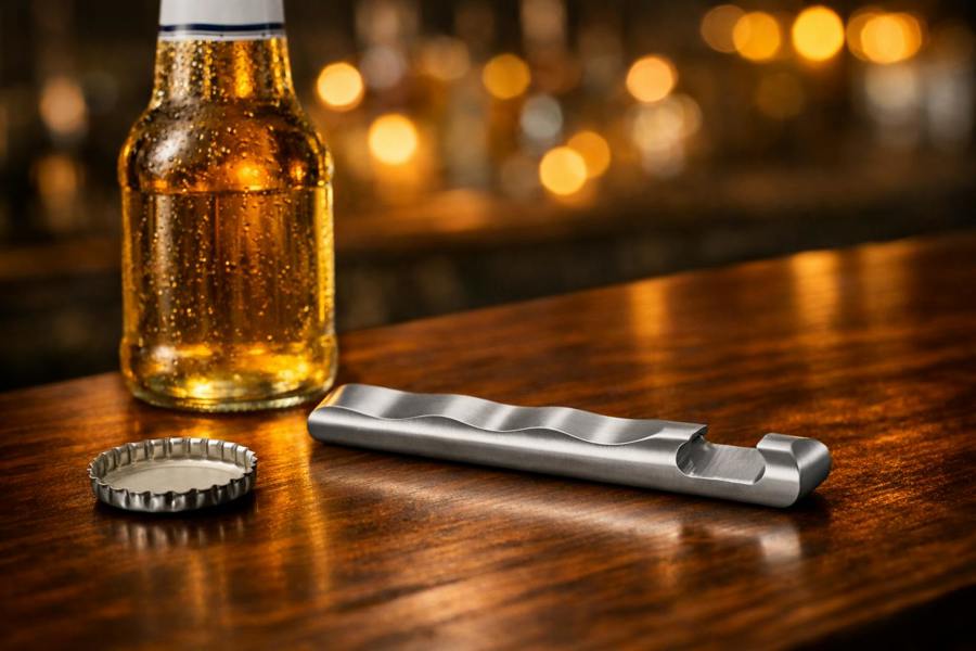 Breed Wave Bottle Opener - Steel - BRDWAVE-01