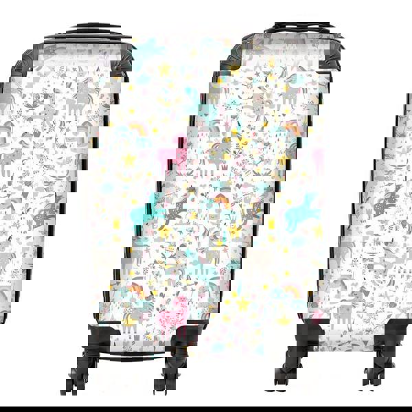 Warren Reed Unicorn And Rainbows Suitcase