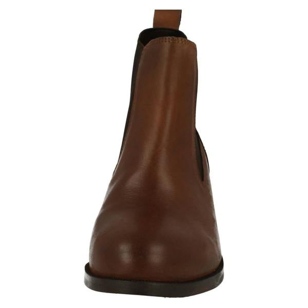 Spot On Ladies Spot On Elasticated Side Ankle Boot