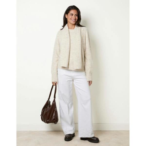 Blue Vanilla Knitted Scarf Jumper