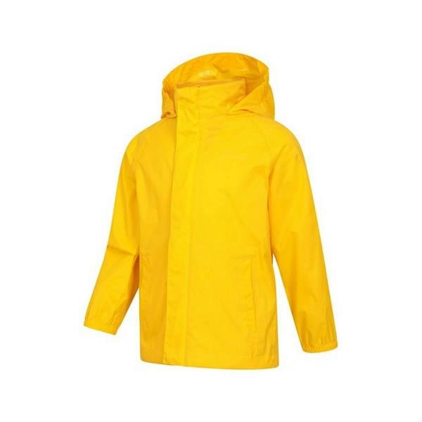 Mountain Warehouse Childrens/Kids Pakka II Waterproof Jacket - Yellow - 