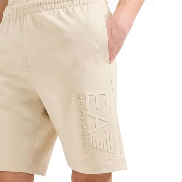 Emporio Armani EA7 EA7 Emporio Armani Visibility Bermuda Shorts Almond Milk Beige
