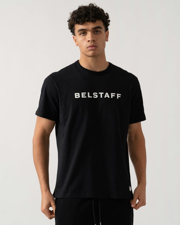 Belstaff Mens Logo T-Shirt - Black