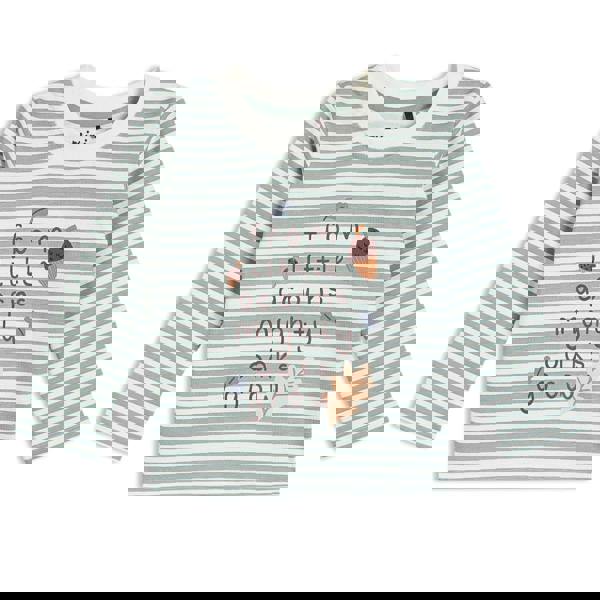 Baby Unisex Printed 2pc Set, Sage - Minicuddles