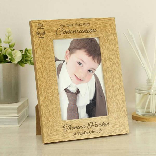 Personalised Holy Communion Photo Frame - alternative angle