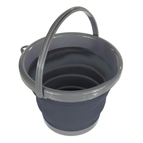 Regatta 5L Folding Bucket - Ebony Grey - 